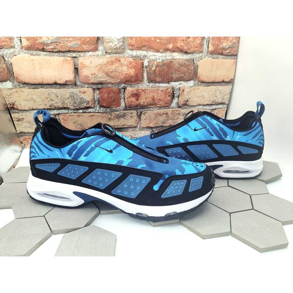 Nike Air Max Sunder Electric Blue Camo Black IB6863-400 Men Sz 12.5 / Women 14